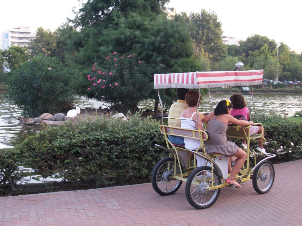 Quadricycles at Parque de la Paloma Benalmadena Quadricycles at Parque de la Paloma Benalmadena