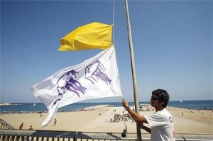 Medudas Jellyfish warning Flag