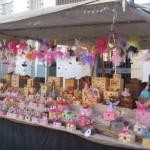 market stall in Luna Mora, Guaro