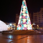 Christmas decorations in Malaga