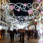 Christmas decorations in Malaga