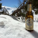 Cerveza en la nieve de Sierra Nevada