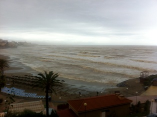 Rainy day in Benalmadena