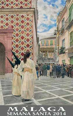 Poster for Holy Week in Malaga