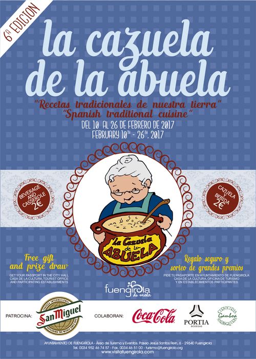Poster for the Cazuela de la Abuela in Fuengirola