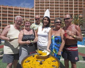 how to make a paella at sunset beach club