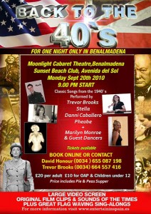 postersept20th Back to the 40's show