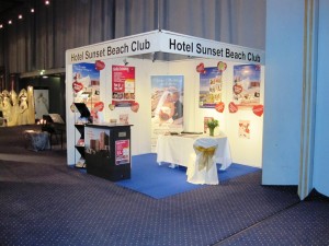 Sunset Beach Club stand at Copenhagen Wedding Show