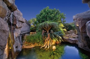 Bioparc Fuengirola Zoo at Night