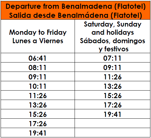 Benalmadena a Aeropuerto