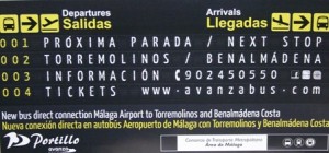 Bus from Benalmadena to Malaga Airport