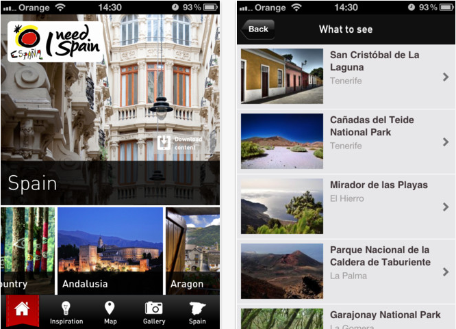 spain tourism app