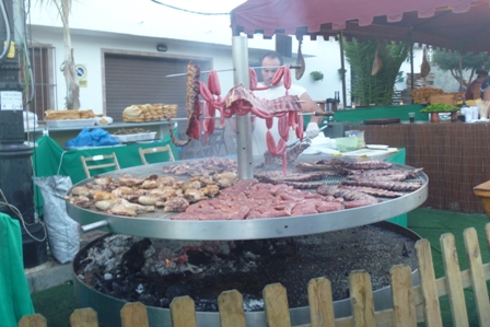 BBQ at the Luna Mora Festival in Guaro