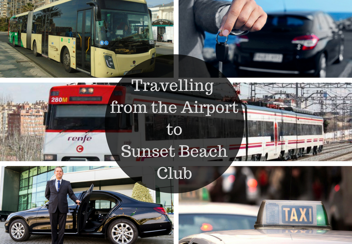 How to get from the airport to Sunset Beach Club