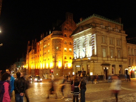 The streets of Edinburgh