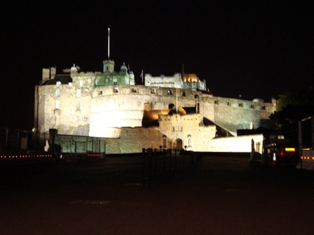 Edinburgh Castle by night