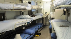 Crew's cabins on HMS Britannia