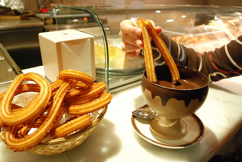 Churros with Chocolate