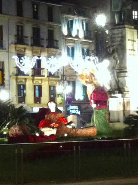 Christmas decorations in Malaga