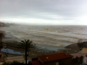 Rainy day in Benalmadena