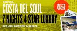 Costa del Soul 2013 at Sunset Beach Club, Benalmadena