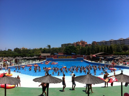 Photo of the Surf Beach pool at Aqualand in Torremolinos