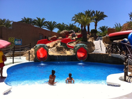 Aqualand in Torremolinos Anaconda ride at Aqualand