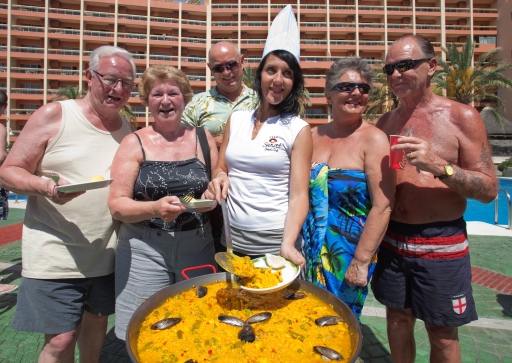 Making a Paella at Sunset Beach Club