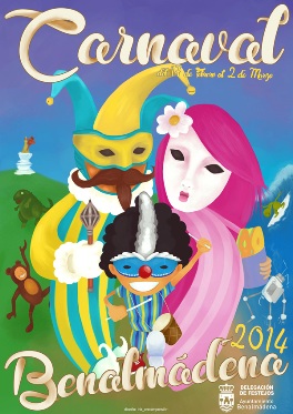 Poster for Benalmadena Carnival 2014