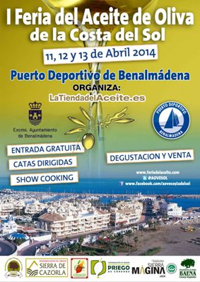 Poster for Olive Oil Fair in Benalmadena Marina