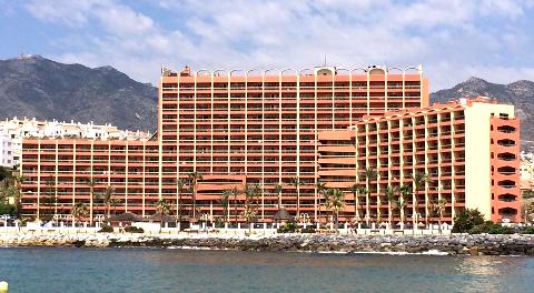 Photo of Sunset Beach Club taken from the Ferry