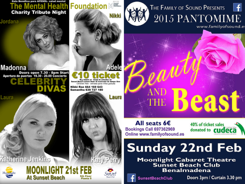 Posters for Musical Weekend for Charity