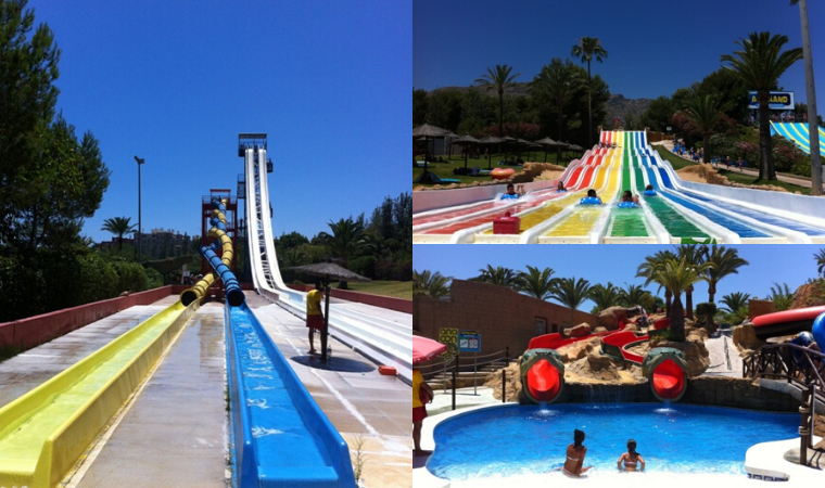 Aqualand waterpark in Torremolinos