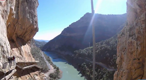 Spectacular views from Caminito del Rey