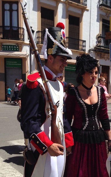 soldier at Ronda Romantica Fair