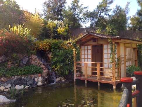 Japanese Garden at Molino de Inca Botanical Gardens in Torremolinos