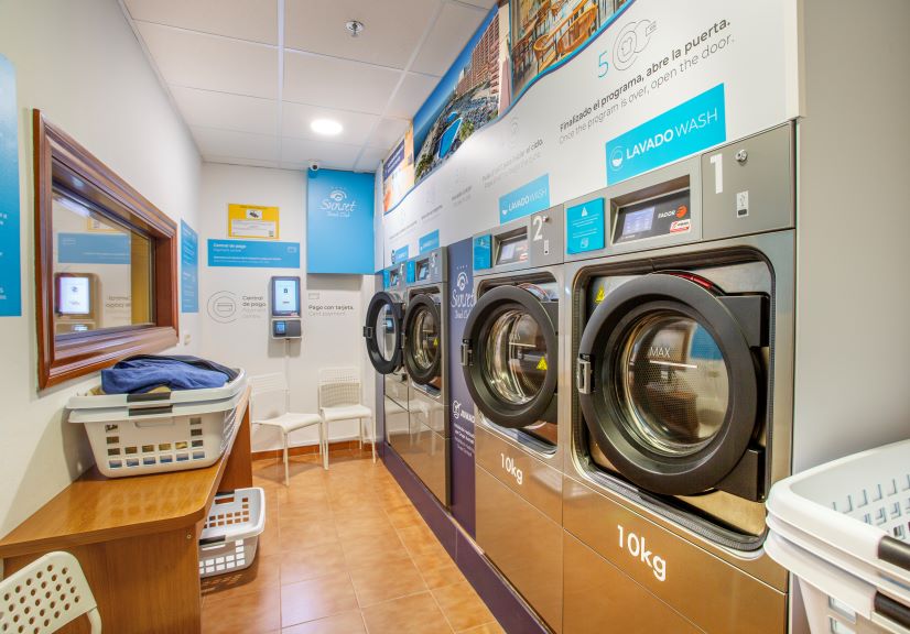 Self service Launderette at Sunset Beach Club