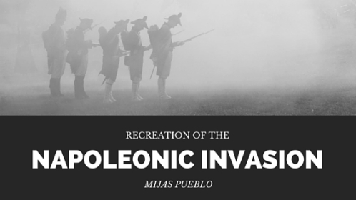 Recreation of the napoleonic invasion of Mijas Pueblo