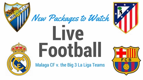 Malaga v the big 3 la liga teams 