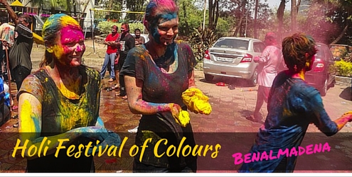 Holi Festival of Colours in Benalmadena