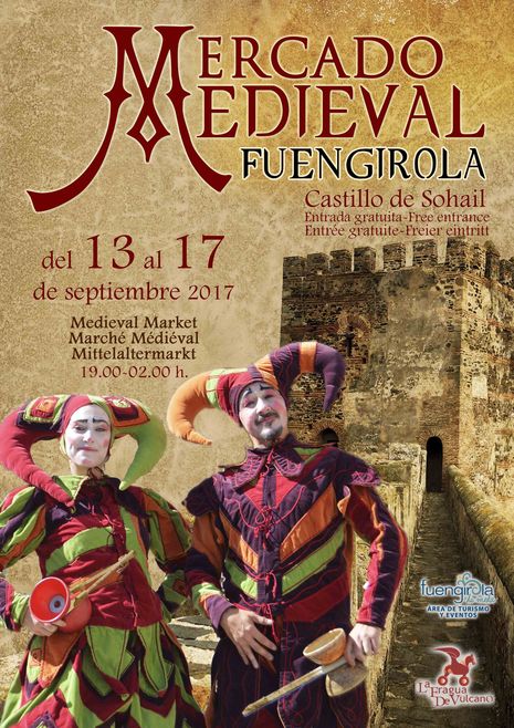 poster for medieval market in Fuengirola