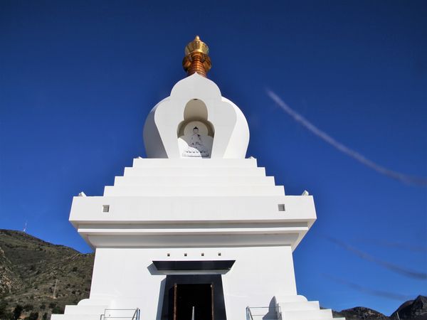 Stupa Buddhist Temple in Benalmadena