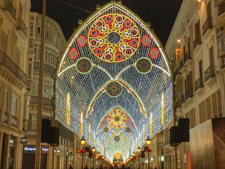 Why You Should Go and See Málaga's Famous Christmas Lights Sunset