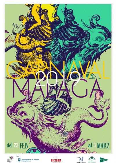 Malaga Carnival Poster 2019