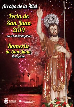 Poster for the Arroyo de la Miel Fair 2019