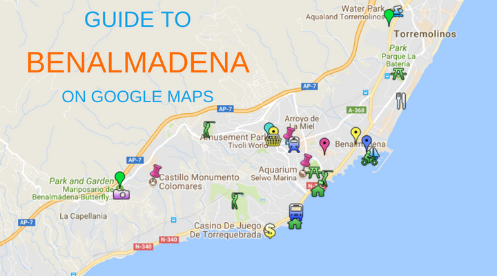 Map of Benalmadena | Things To Do in Benalmadena | Sunset Beach Club