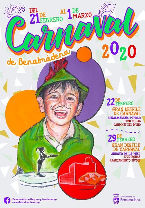 Poster for Benalmadena Carnival 2020