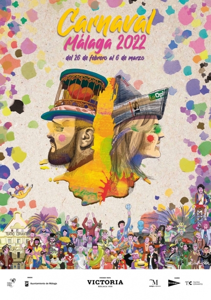 Cartel Carnaval de Malaga 2022