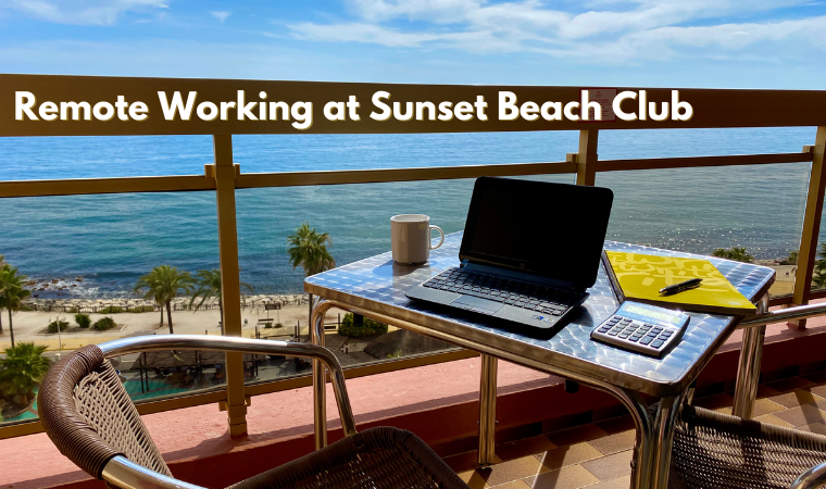 Remote working in Benalmadena at Sunset Beach Club