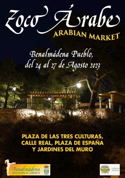 Poster for Arabian Market in Benalmadena Pueblo 2023